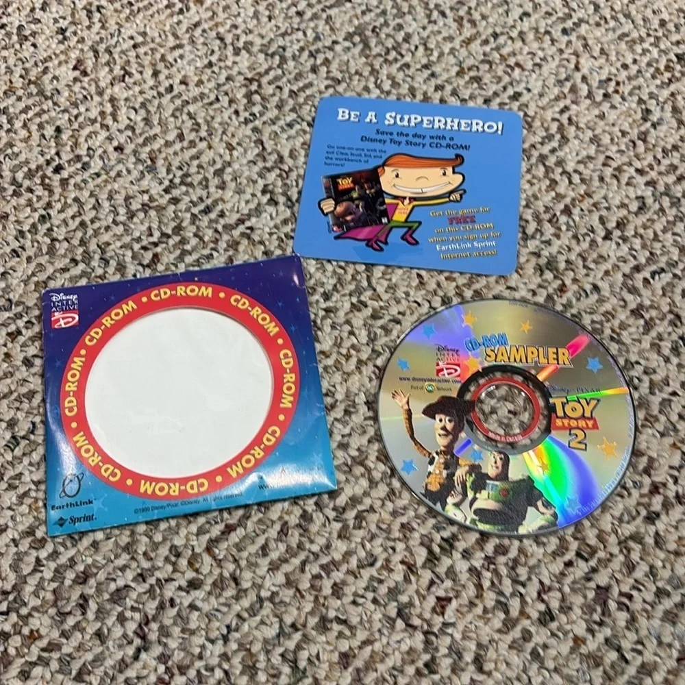 Disney Toy Story 2 CD-Rom Sampler Y2K